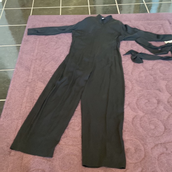 5. NWT Caroline Rose Wide Leg Jumpsuit sz L - Picture 11 of 16